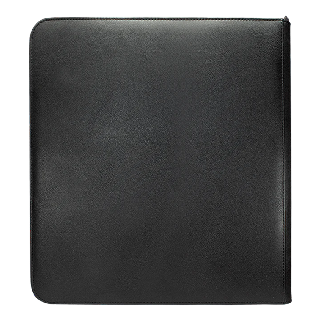 Ultra Pro | Vivid - Black | 12-Pocket Zippered PRO-Binder
