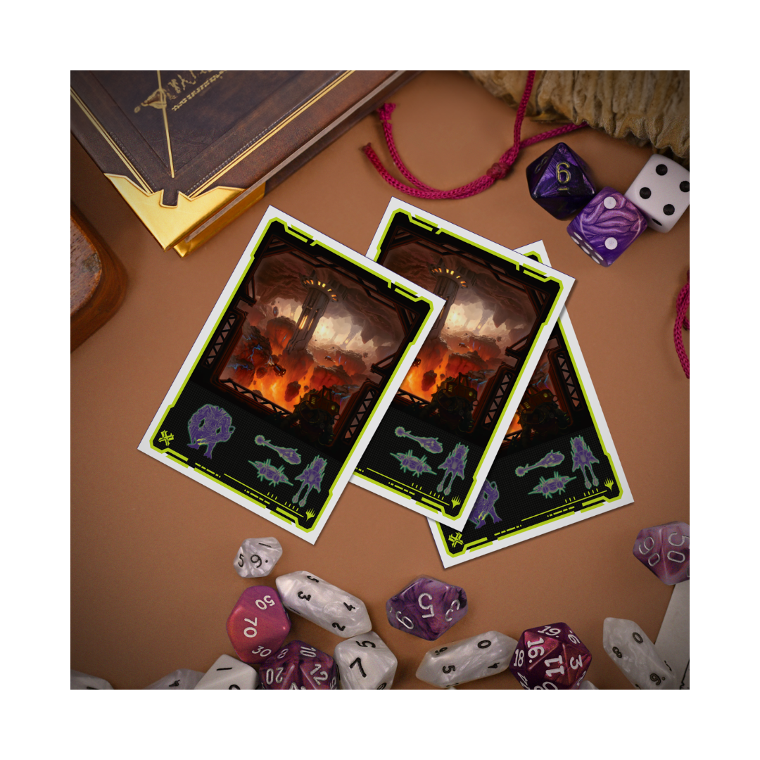 Ultra Pro - Edge of Eternities - Kavaron, Memorial World - 105ct Apex Deck Protector Sleeves for Magic: The Gathering