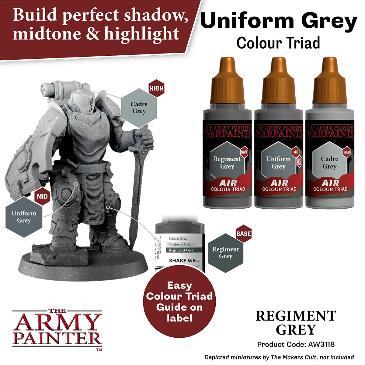 The Army Painter - Regiment Grey - Warpaints Air