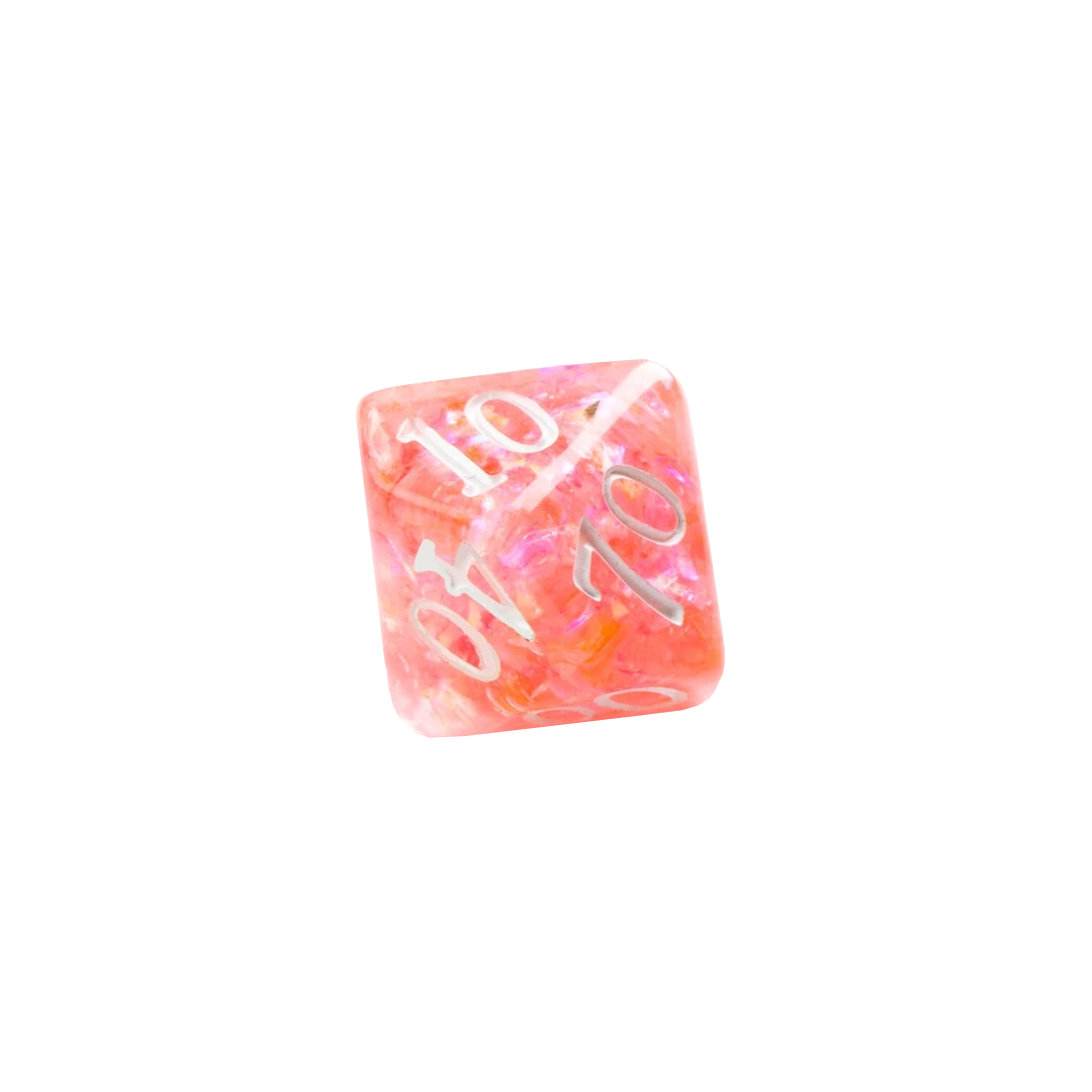 Gamegenic | RPG Dice Set | Candy-like Series Peach 