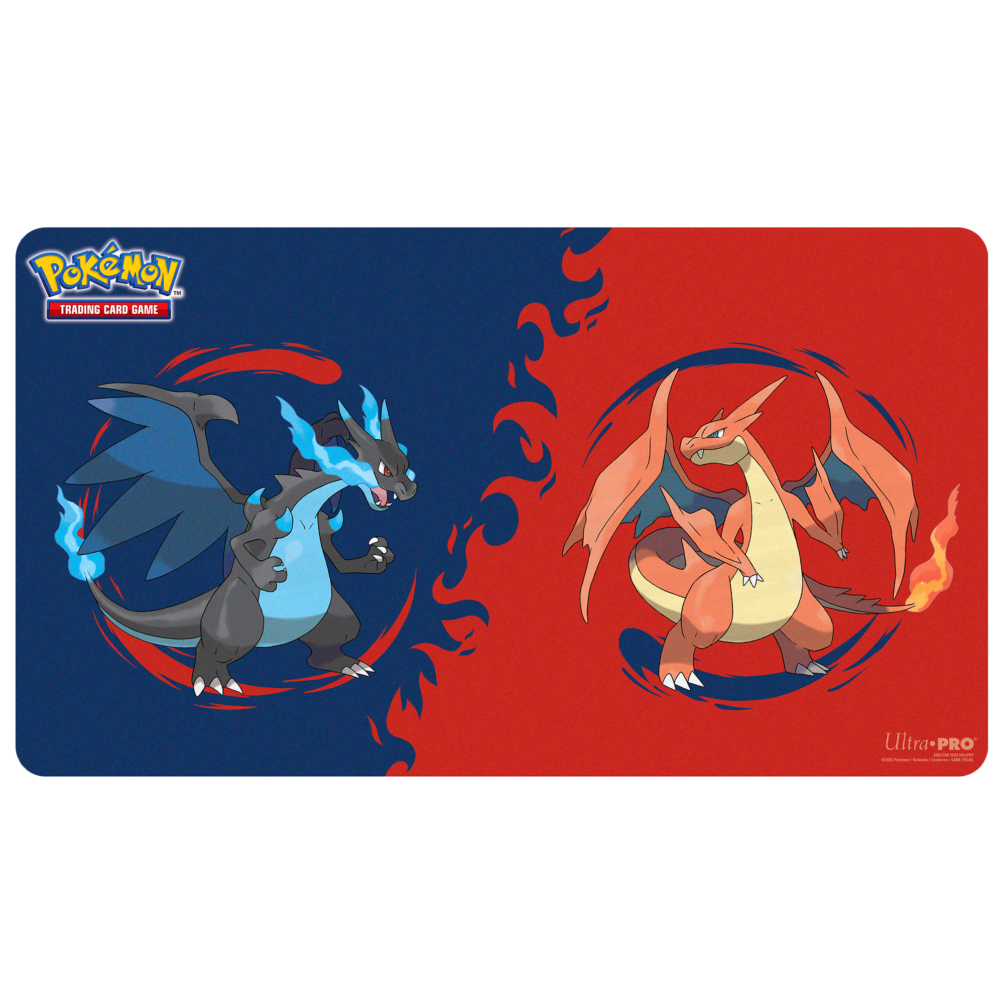 Ultra Pro: Mega Charizard X and Mega Charizard Y - Playmat für Pokémon TCG Ultra Pro: Mega Charizard X and Mega Charizard Y - Playmat für Pokémon TCG