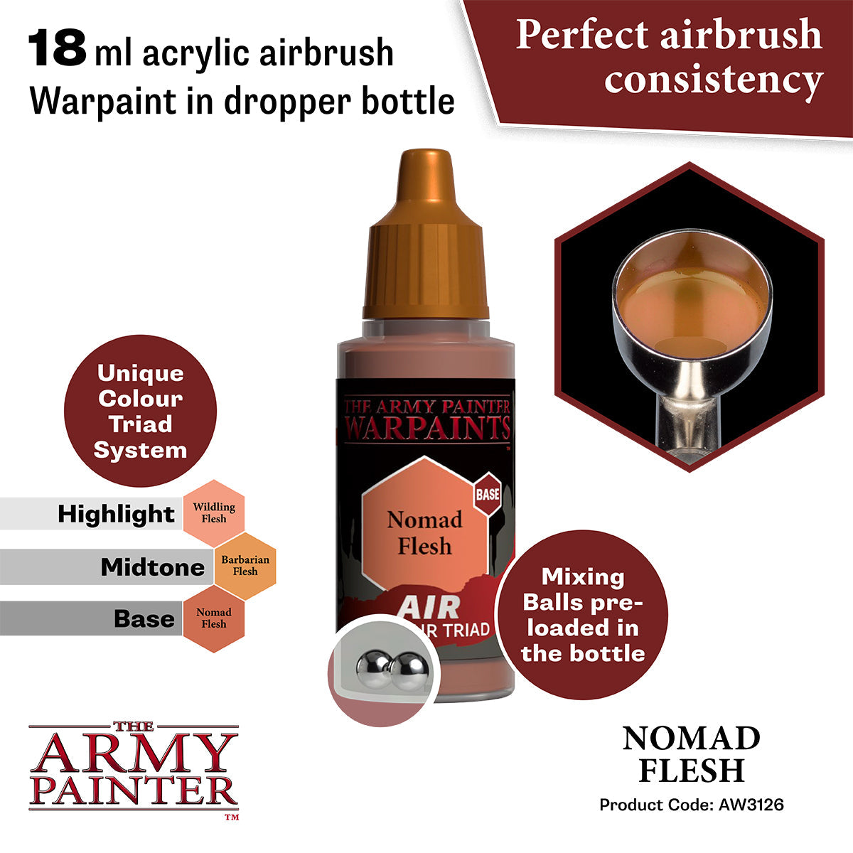 The Army Painter - Nomad Flesh - Warpaints Air