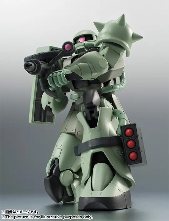 Tamashii Nations | MS-06 Zaku (Version A.N.I.M.E. Reissue) The Robot Spirits (13cm) | Gundam