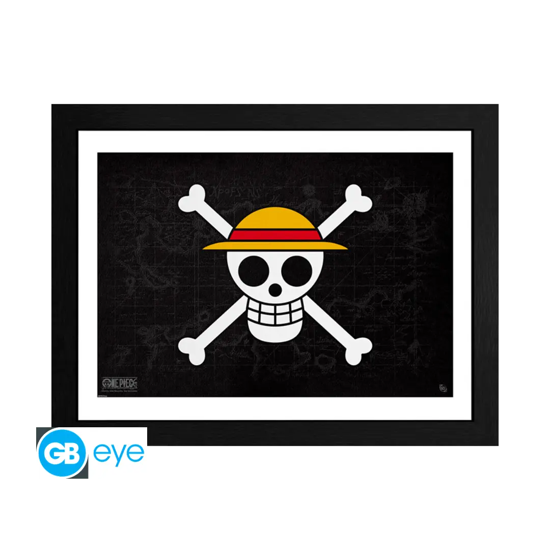 One Piece - gerahmtes Bild - Skull (30 x 40)