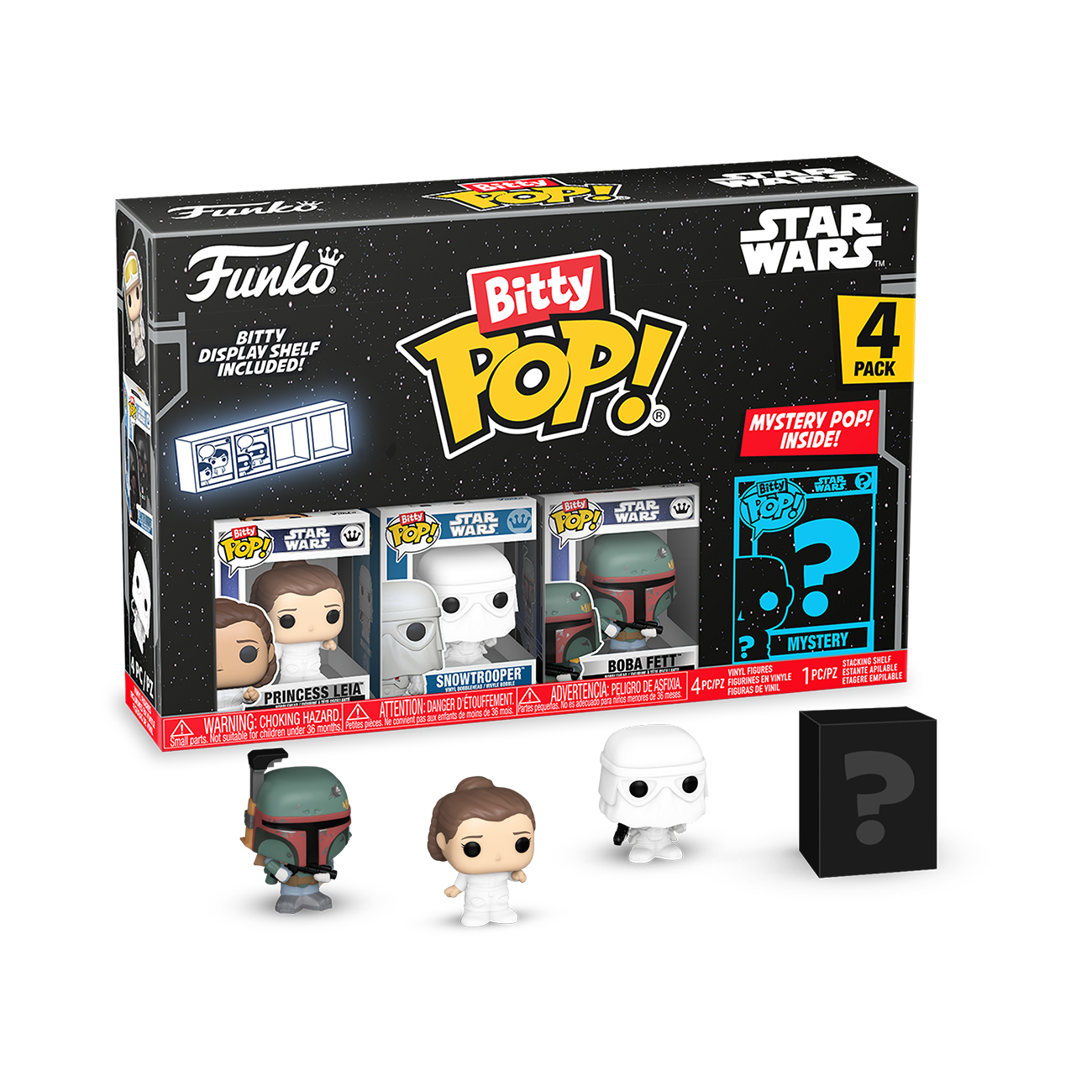 Bitty POP!: Leia 4-Pack Series 2 - Star Wars