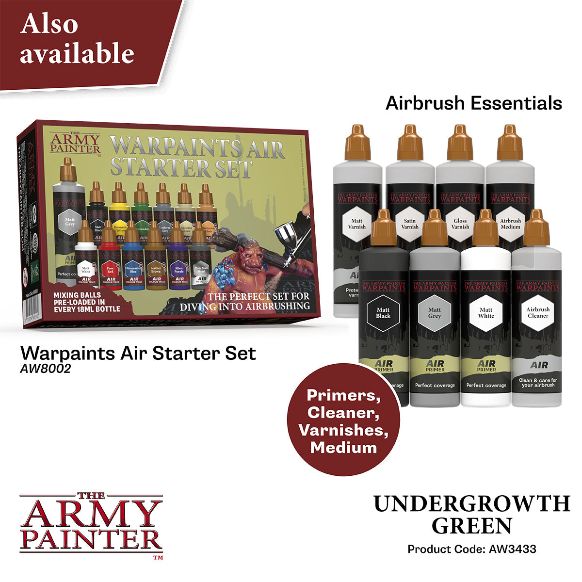The Army Painter - Undergrowth Green - Warpaints Air