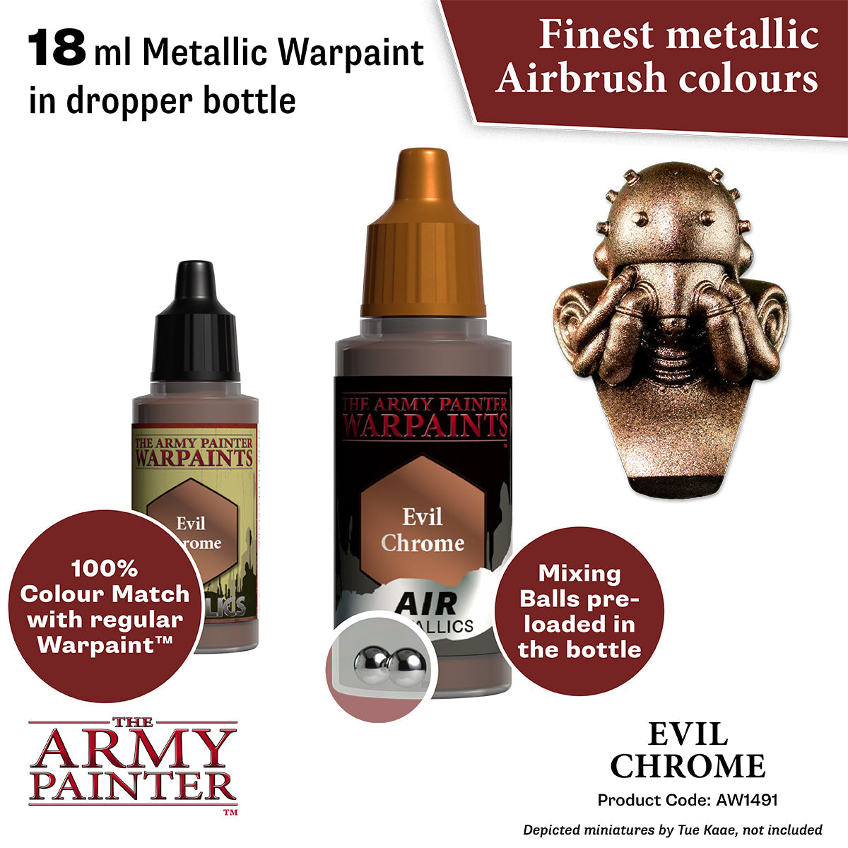 The Army Painter - Evil Chrome - Warpaints Air Metallics
