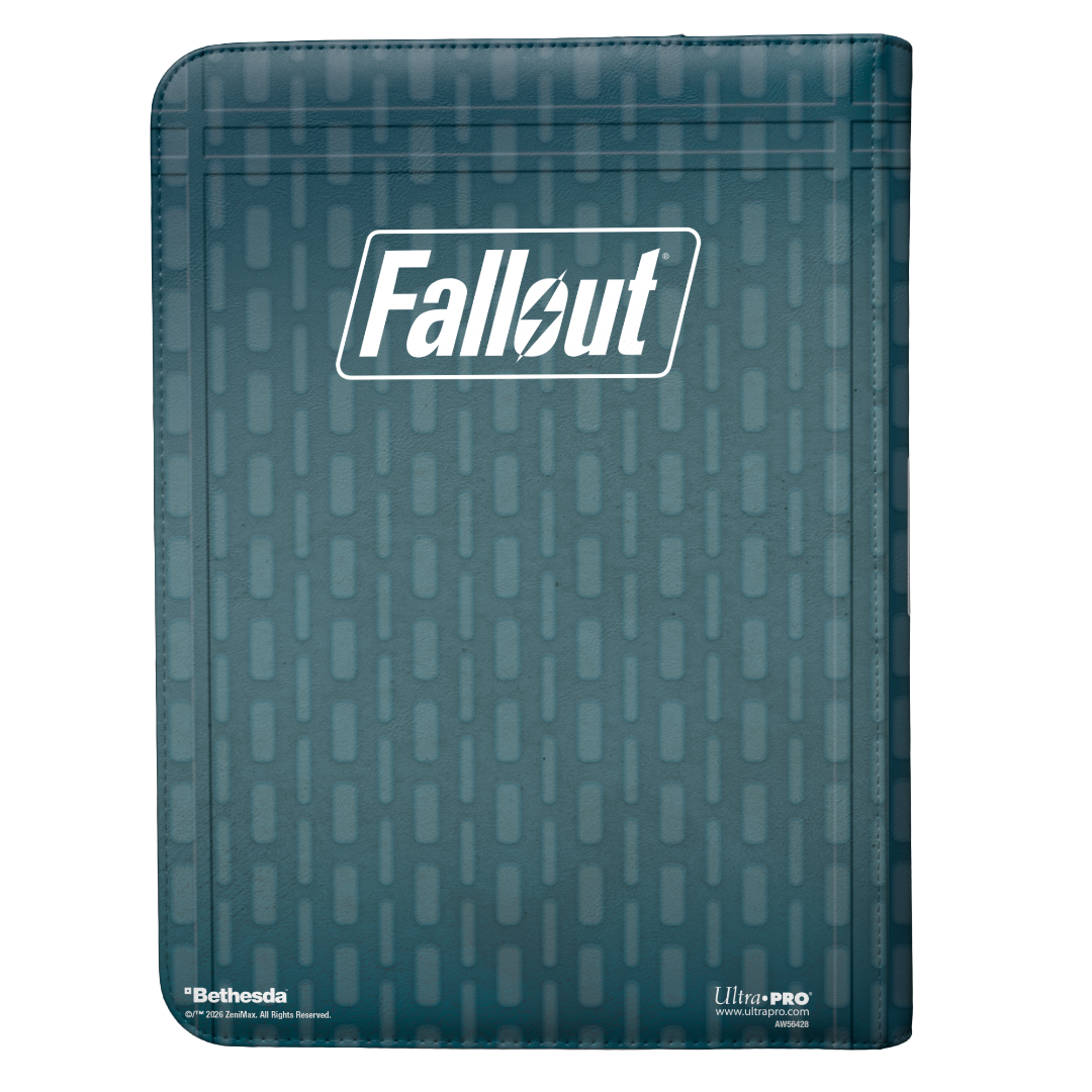 Ultra Pro | Fallout: Vault Boy - Good Morning/Good Evening Lenticular | 9-Pocket Zippered Premium Pro-Binder