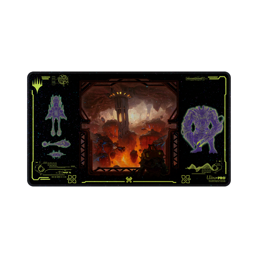 Ultra Pro - Edge of Eternities - Kavaron, Memorial World Holofoil - Playmat for Magic: The Gathering