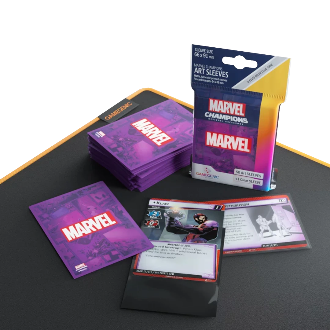 Gamegenic | Marvel Champions Sleeves | Marvel Purple (50+1)
