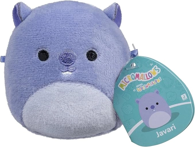 Jazwares | Squishmallows Micromallows: Carl, Yollie, Javari & Tudor | 4er Set Plush (6cm)
