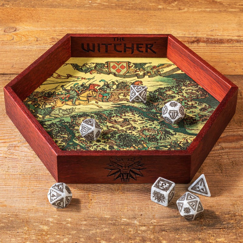 Q Workshop | The Witcher | Wooden Dice Tray