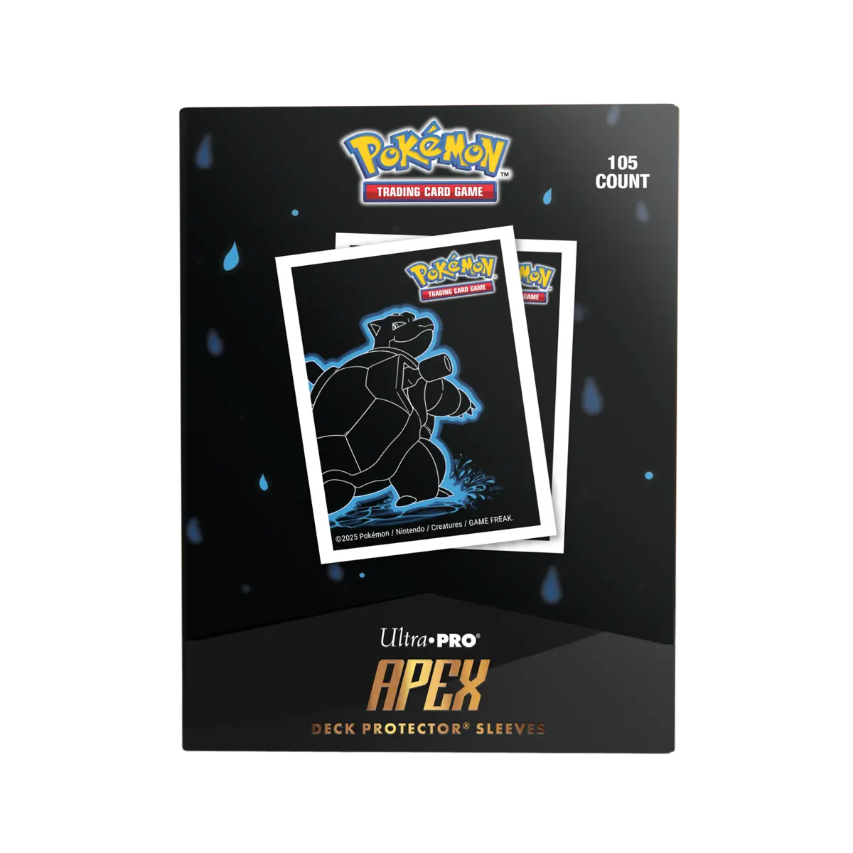 Ultra Pro: Neon Kanto APEX Deck Protector® Sleeves - Blastoise 105ct