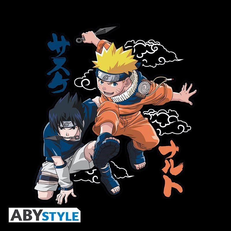 Abysse: Naruto - Unisex T-Shirt (XXL) - Naruto & Sasuke