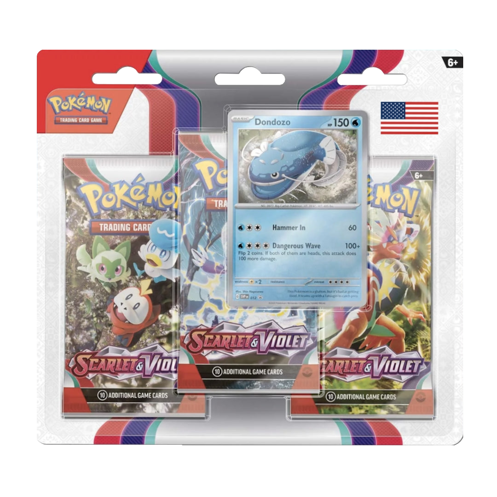 Pokémon TCG: Scarlet & Violet (SV1) - 3er Blister (EN)
