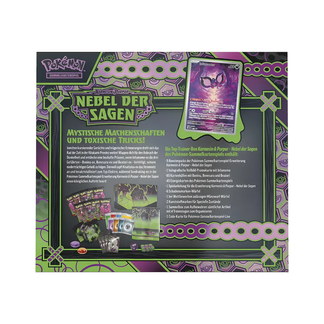 Pokémon TCG: Nebel der Sagen (KP6.5) Top Trainer Box (DE)
