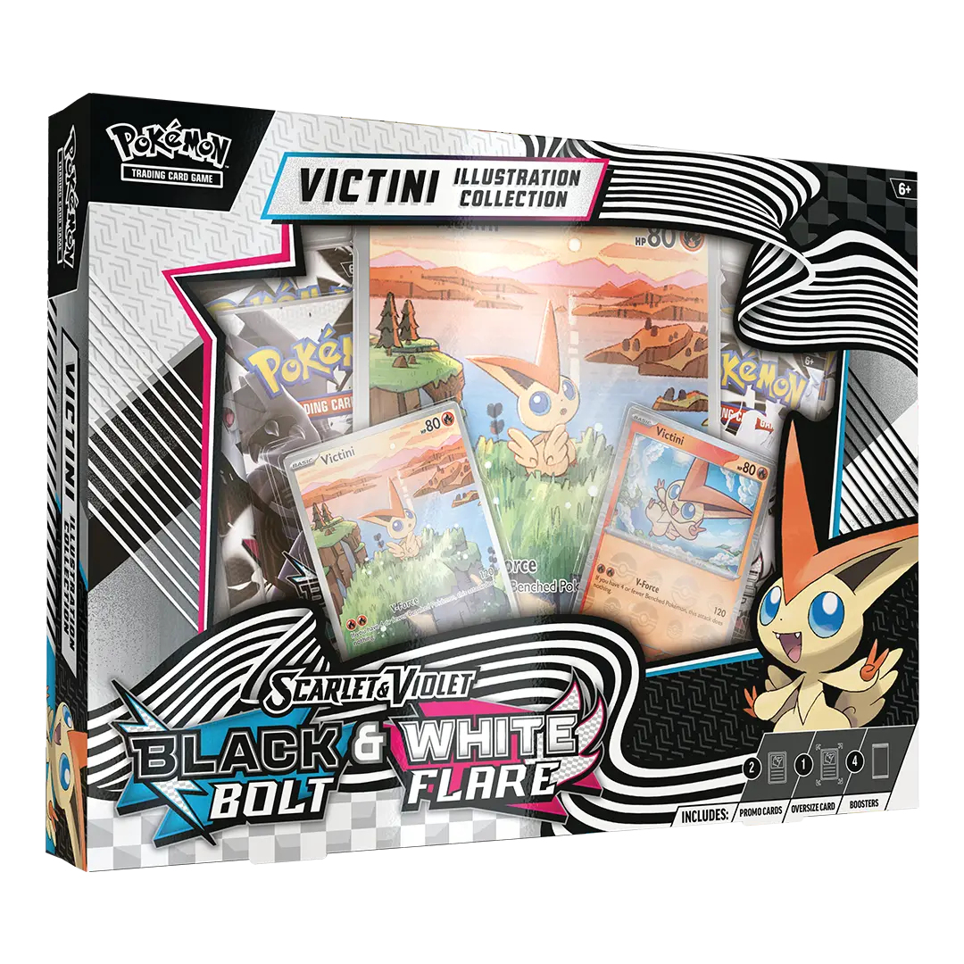 Pokémon TCG: Black Bolt & White Flare (SV10.5) - Unova Victini Illustration Collection (EN)