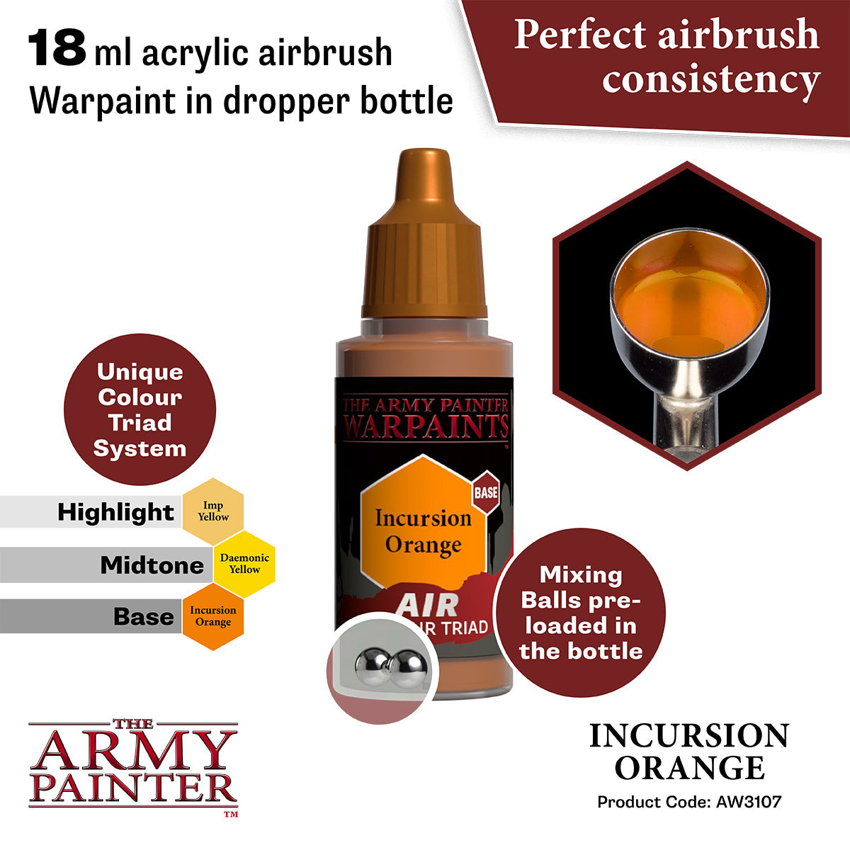 The Army Painter - Incursion Orange - Warpaints Air