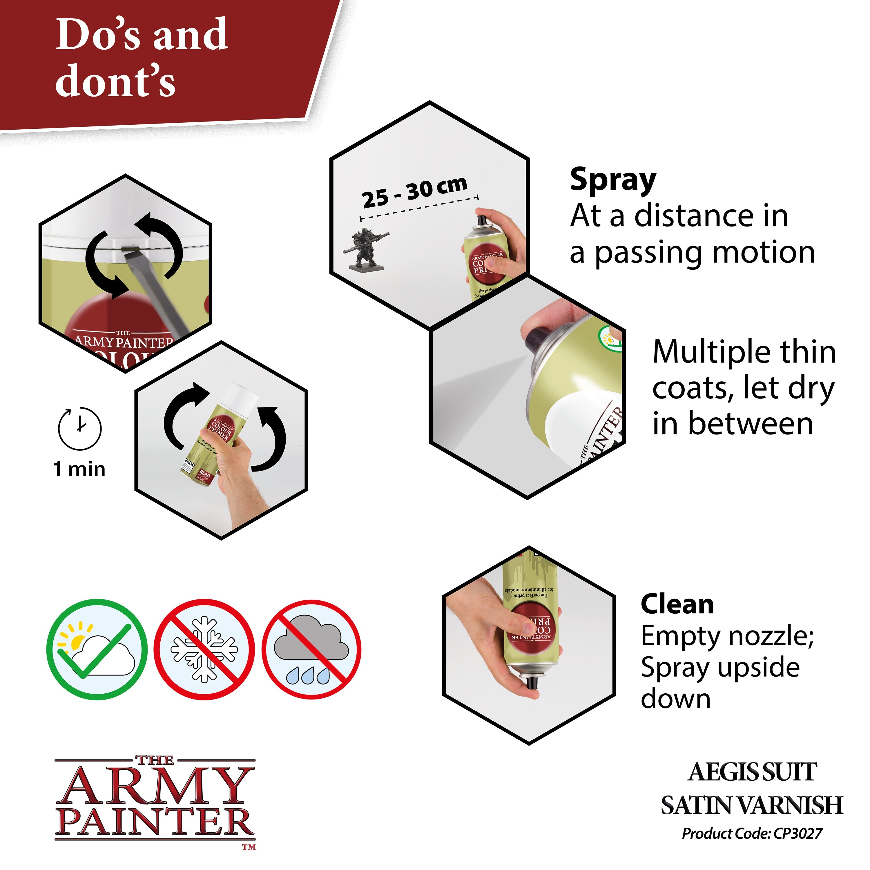 The Army Painter - Aegis Suit Satin Varnish - Colour Primer