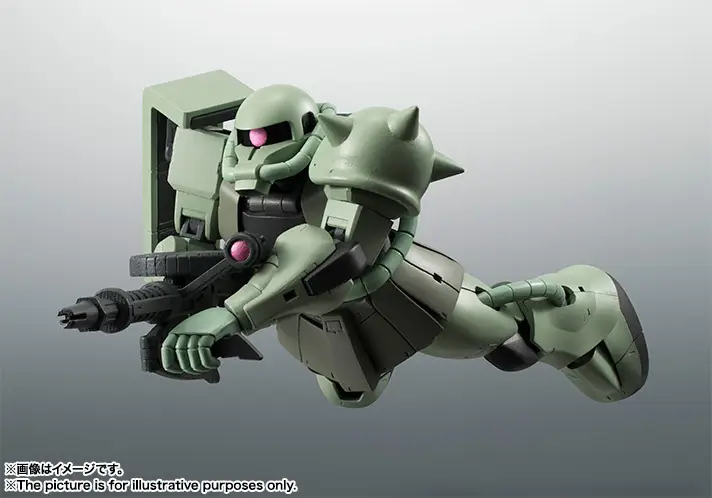 Tamashii Nations | MS-06 Zaku (Version A.N.I.M.E. Reissue) The Robot Spirits (13cm) | Gundam