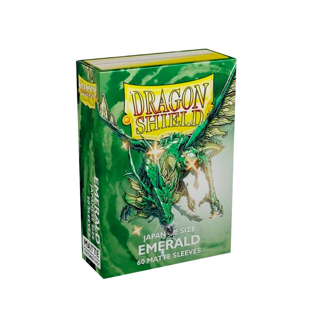 Dragon Shield: Emerald - Matte Sleeves - Japanese Size