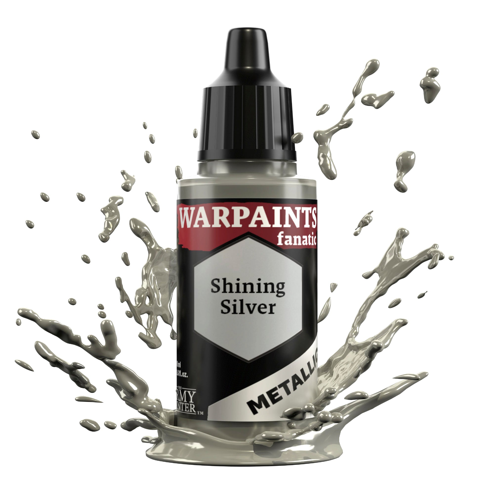 The Army Painter - Shining Silver - Warpaints Fanatic Metallic