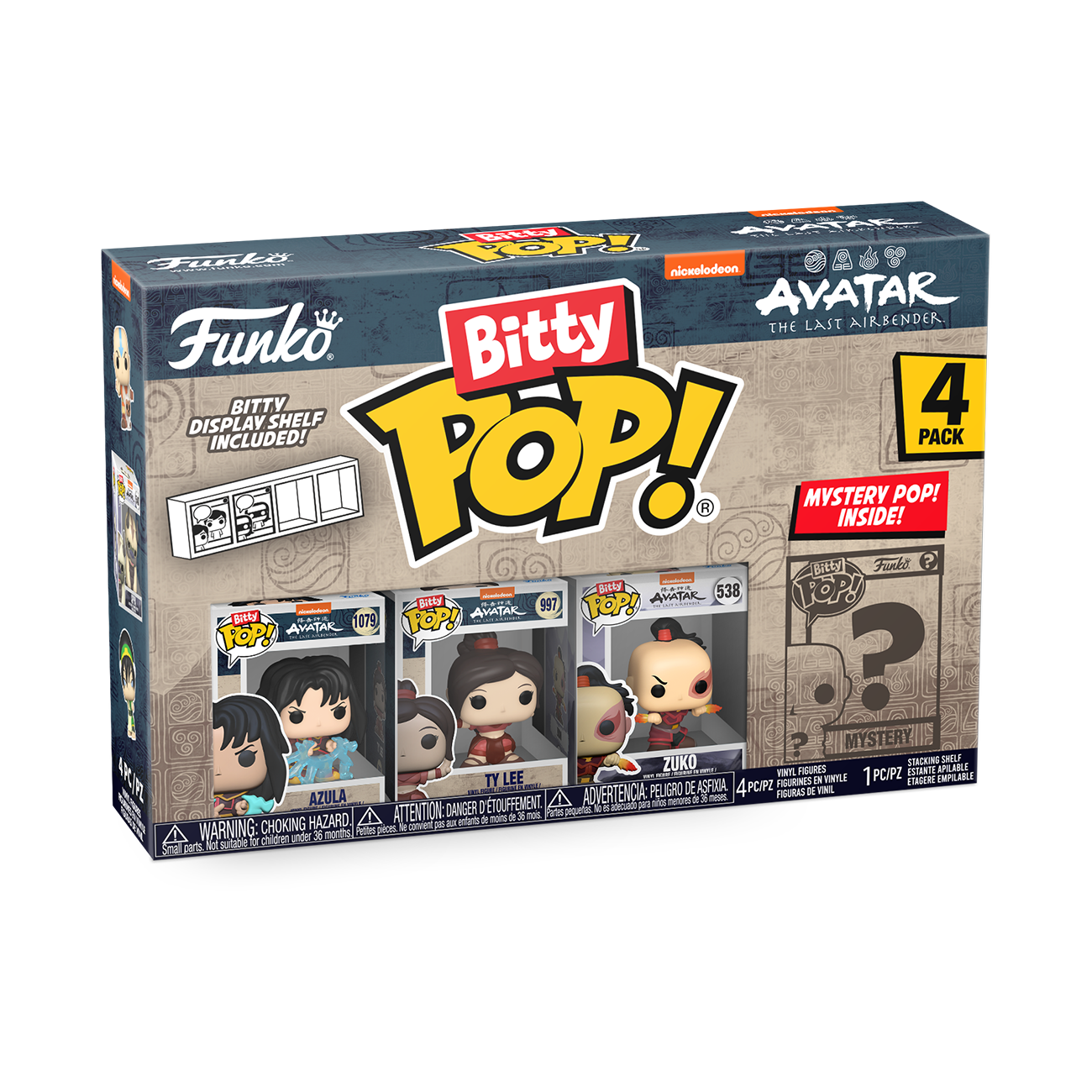 Bitty POP!: Azula 4-Pack Series 2 - Avatar: The Last Airbender
