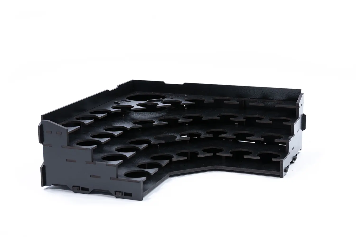 Kraken Wargames | Eck Farbregal Top (Pigment) | Black Rack