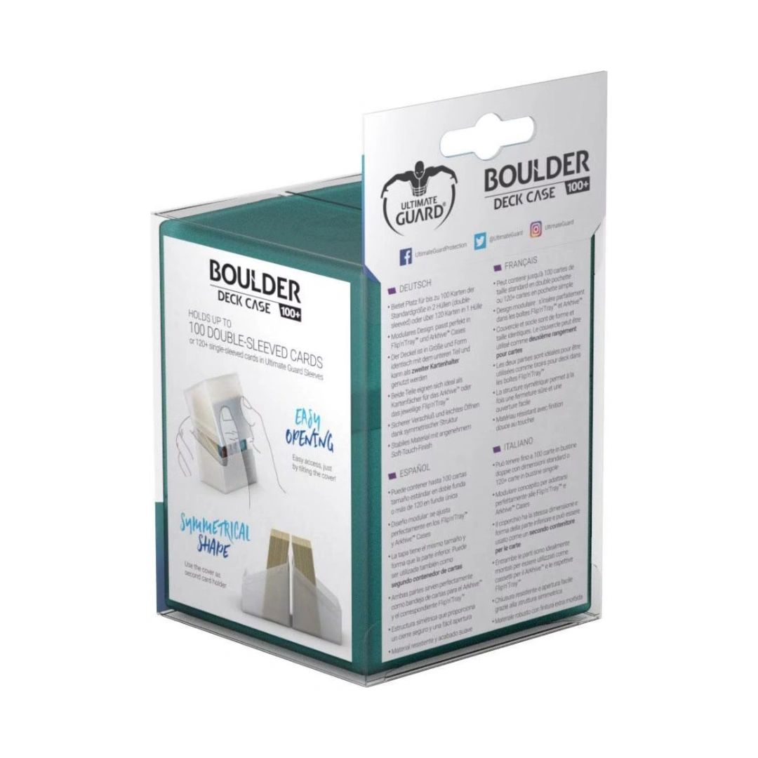 Ultimate Guard | Boulder Deck Case 100+ | Standard Size Malachite