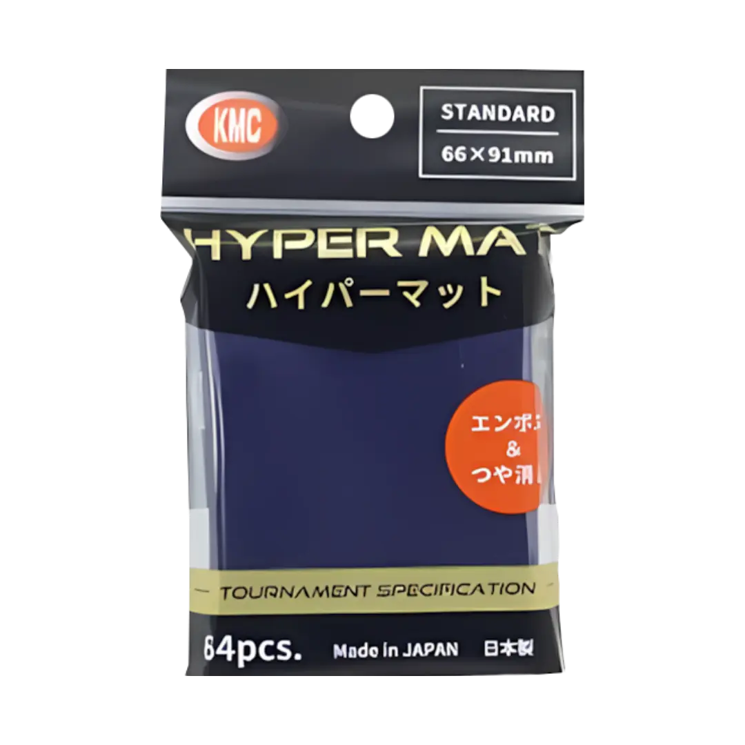 KMC - Standard Sleeves Hyper Mat (64) Stil: Blau